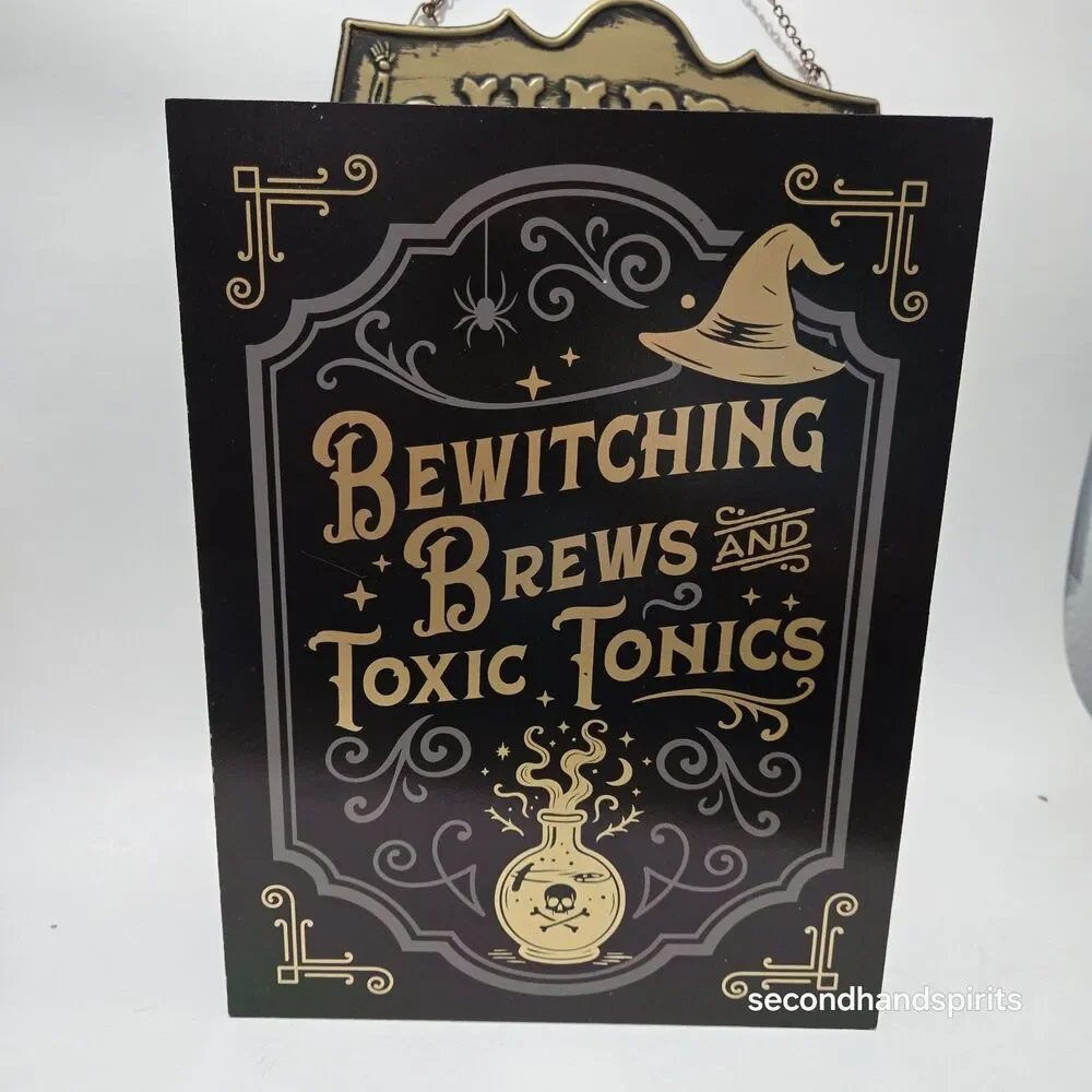 Target Bullseye Playground Halloween Bewitching Brews Wood Book Box Shelf 2026